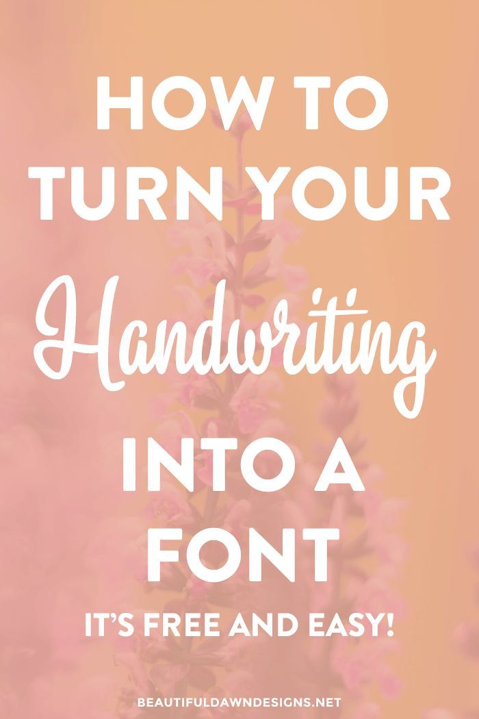 turn text into handwriting